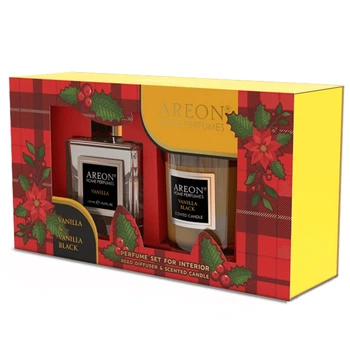Набор ароматизаторов Areon Home Perfumes Vanilla Black SHP4