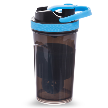 Шейкер для спортивного питания с отсеком для протеина TOP SHAKER BOTTLE SP-Sport FI1869 500+100мл