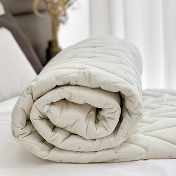 Демісезонне одеяло Merino 200х220 см двоспальне, бежеве