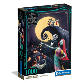 Пазл Кошмар перед Рождеством - Nightmare Before Christmas - 1000 шт Clementoni 37060