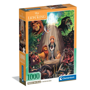 Пазл Король Лев - Disney The Lion King - 1000 шт Clementoni 39902