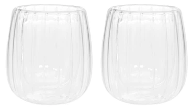 Набір склянок Homla Cembra Groove з подвійною стінкою 250 мл 2 шт (5904183888118)