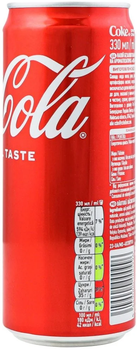 Напій газований Coca-Cola з/б 0,33л х 12шт