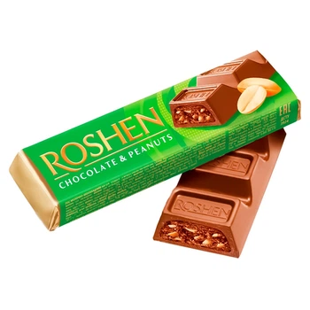 Батончик Roshen Chocolate & Peanuts