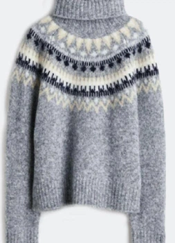 Жіночий джемпер H&M 721001-2 2XL(175/128) сірий (2000005026553)