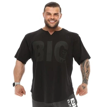 Топ-футболка Big Sam 3341 черная, размер 4XL