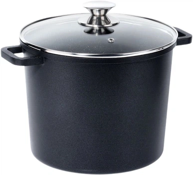 Каструля Orion Grande з кришкою чорна 7.6 л (8592381192211)