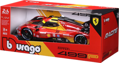 Металева модель Bburago Ferrari Racing 499P 1:24 (4893993263127)