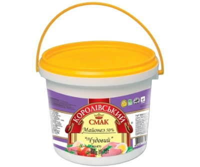 Майонезный соус Превосходный 50% ведро TM Королевский вкус 800 g