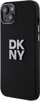 Etui DKNY Liquid Silicone Metal Logo do Apple iPhone 13/14/15 Black (3666339265298)