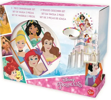 Набір дитячого посуду Disney Принцеси 3 шт 188508733-88115 (8412497881154)