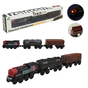 Поезд с подсветкой и звуковыми эффектами Star Toys Factor Co (AU7889)