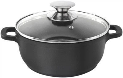 Каструля Orion Grande з кришкою чорна 4 л (8592381143114)