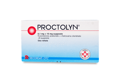 Свечи Proctolyn 0,1 мг + 10 мг Проктолин