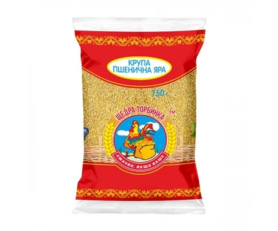 Крупа яра пшенична Щедра Торбінка 750 г