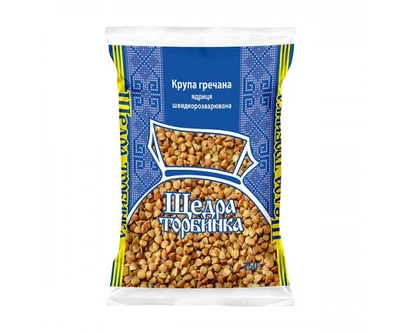 Крупа гречневая ядрица быстро разваривающаяся TM Щедра торбинка 750 g