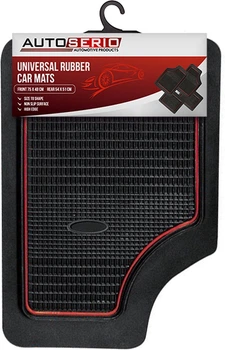 Комплект автомобільних килимків Autoserio PVC 4 шт. (THM-27790/1)