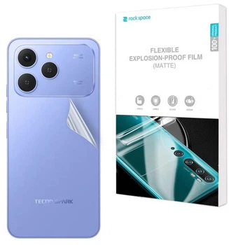 Антибликовая пленка на заднюю панель RockSpace Explosion-Proof Matte для TECNO Spark 40