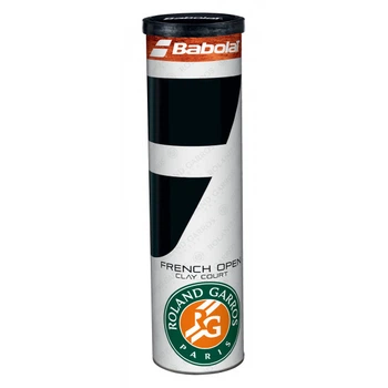 Тенісні м'ячі Babolat BALL RG/FO X4 (Банку ,4) YELLOW 502034/113