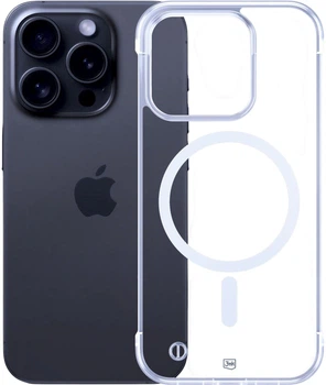 Etui plecki 3MK Just20g MagCase Clear do Apple iPhone 16 Pro Max Clear (5903108609722)