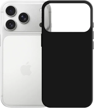 Etui plecki 3MK Silicone Case do Apple iPhone 17 Pro Black (5903108664813)