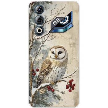 Силіконовий чохол BoxFace ZTE Nubia Neo 3 GT 5G Christmas Owl (68870-up2645)