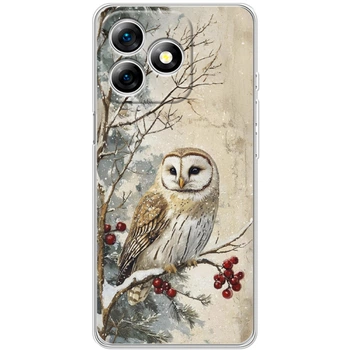 Силиконовый чехол BoxFace Ulefone Note 18 Pro Christmas Owl (65171-up2645)