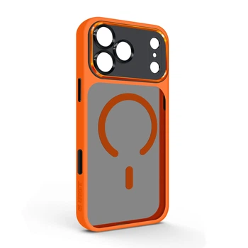 Чохол ArmorStandart Unit-C MagCase SE для Apple iPhone 17 Pro Max Orange Black (ARM86321)