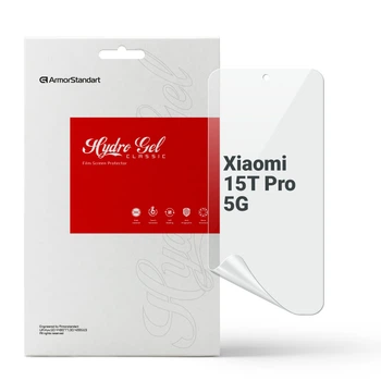 Захисна плівка для Xiaomi 15T Pro 5G гідрогелева ударостійка протиударна прозора бронеплівка на телефон ArmorStandart захист скла ARM86966