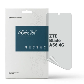 Захисна плівка для ZTE Blade A56 4G гідрогелева ударостійка протиударна бронеплівка Matte на телефон ArmorStandart захист скла матова плівка ARM87515