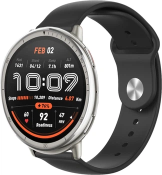 Ремешок Base для Amazfit Active 2 (Round) Black (42114-2B)