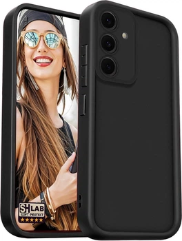 Матовый силиконовый чехол SHLab SoftProtect Samsung Galaxy S24 FE S721 Black (41446-2B)