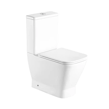 Унітаз компакт Qtap Cardinal Ultra Quiet безобідковий, з сидінням Soft close, білий (QT04222168AUQ3W)