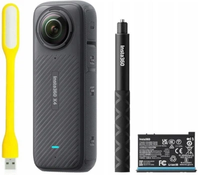 Екшн-камера Insta360 X4 Action Bundle Black