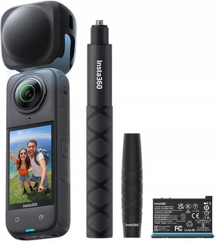 Екшн-камера Insta360 X4 Travel Bundle Black