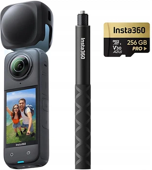 Екшн-камера Insta360 X4 Explorer Bundle Black