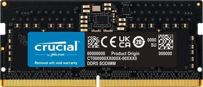 Пам'ять для ноутбуків Crucial 64 GB DDR5 5600 MHz SO-DIMM (CT64G56C46S5)