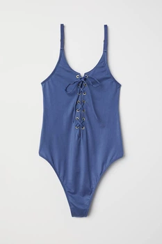 Боді H&M 270605979 XS Синій