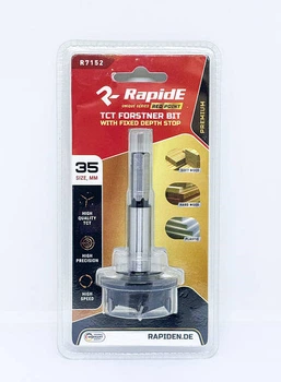 Фрези Форстнера PREMIUM RapidE RED POINT 35 мм R7152 з фіксованим обмежувачем (НФ-00003243)