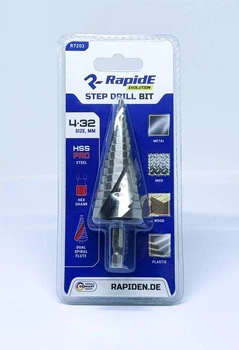 Свердло східчасте RapidE HSS PRO 4-32 мм R7203 (НФ-00003616)
