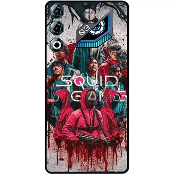 Силиконовый чехол Candy для ZTE Nubia Neo 3 GT 5G с картинкой Игра в кальмара