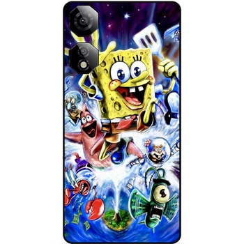 Силиконовый чехол бампер Candy для ZTE Nubia Neo 2 5G с картинкой Губка Боб Sponge Bob