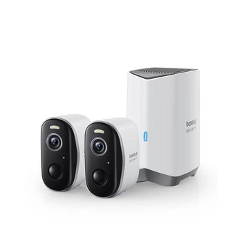 Камера видеонаблюдения Baseus Security N1 Outdoor Camera 2K 2-Cam Kit |145°, 16Gb eMMC (16TB Max), Color Night vision, IP67|