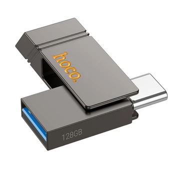 USB - флеш - накопичувач 2-в-1 - HOCO UD14 Clever USB3.2 Type-C mini flash drive (128GB)