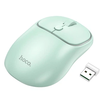 Миша бездротова Hoco GM25 Royal dual-mode business wireless mouse BT5.2/2.4G 2 режимна до 1600 DPI зелена