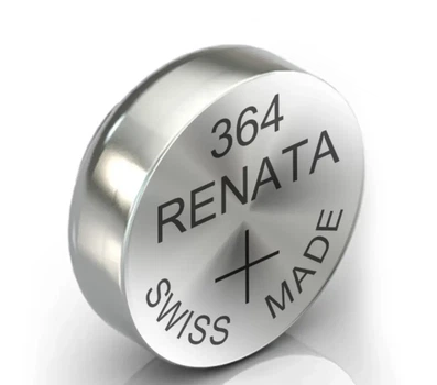Батарейка SR621SW (364) Renata 1,55V silver oxide (1 бат.)