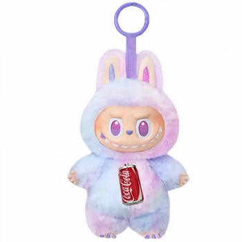 Іграшка Лабубу Кока Кола Райдужна м'яка іграшка брелок monsters Pop Mart Big model Coca-Cola Colab для дітей (арт 14735)