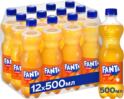Напій безалкогольний сильногазований Fanta Апельсин 0.5 л х 12 шт (5449000019837_40822938)