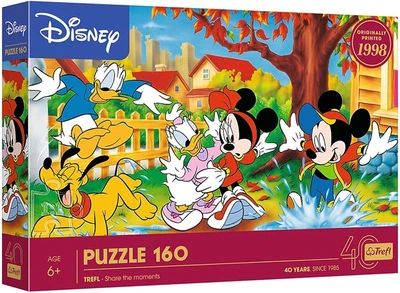 Пазли Trefl - Trefl 40th anniversary. Веселощі в калюжі / Disney / 160 елементів (40055)