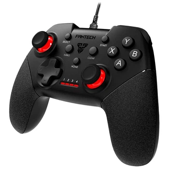 Проводной геймпад Fantech GP13 Shooter II — джойстик-контроллер для ПК, ноутбука и PS3, USB 1.8 метра, эргономичный Black